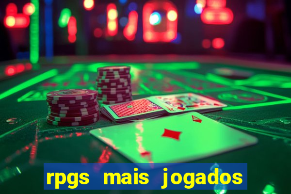 rpgs mais jogados do mundo